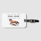 Étiquette À Bagage Étiquette de bagage (Devant Horizontal)