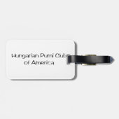 Étiquette À Bagage Étiquette de bagage (Dos horizontal)