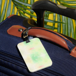 Étiquette À Bagage Étiquette de bagage abstraite avec un motif tie-dy
