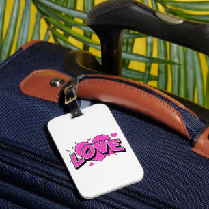 Étiquette À Bagage étiquette de bagage AMOUR