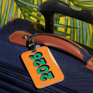 Étiquette À Bagage Étiquette de bagage année de voyage 2026