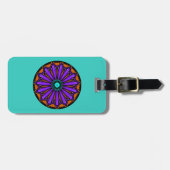 Étiquette À Bagage Étiquette de bagage. Arrière - plan (Devant horizontal)