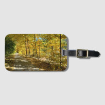 Étiquette de bagage Autumn Trail