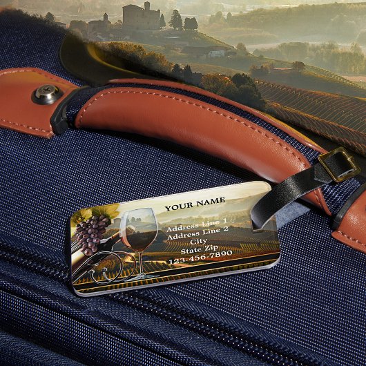 Étiquette À Bagage Étiquette de bagage avec acclamation sur le thème 