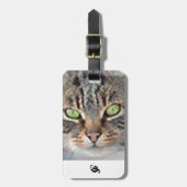 Étiquette À Bagage Étiquette de bagage avec le bracelet en cuir (Devant Vertical)