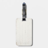 Étiquette À Bagage Étiquette de bagage avec le drapeau sale (Dos Vertical)