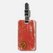 Étiquette À Bagage Étiquette de bagage avec le drapeau sale de (Devant Vertical)