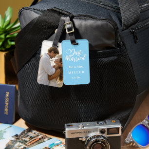 Étiquette À Bagage Étiquette de bagage avec photo personnalisée