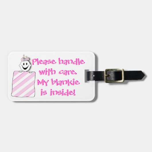 Étiquette À Bagage Étiquette de bagage; Balise de sac de couches : Ha (Devant horizontal)