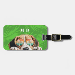 Étiquette À Bagage Étiquette de bagage Beagle mignon