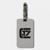 Étiquette À Bagage Étiquette de bagage C-17 Globemaster III (Dos Vertical)