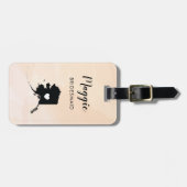 Étiquette À Bagage Étiquette de bagage carte de l'Alaska pour accueil (Devant horizontal)