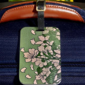 Étiquette À Bagage Étiquette de bagage Cascade Fleur Rose