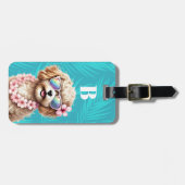 Étiquette À Bagage Étiquette de bagage Cavapoo (Devant horizontal)
