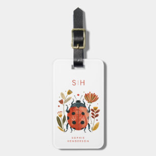Étiquette À Bagage Étiquette de bagage coccinelle