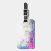 Étiquette À Bagage Étiquette de bagage d'abrégé sur papillon de (Devant Vertical)