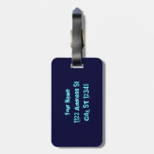 Étiquette À Bagage Étiquette de bagage d'acclamation de gymnastique (Dos Vertical)