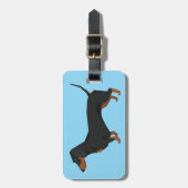 Étiquette À Bagage Étiquette de bagage Dachshund (Devant Vertical)