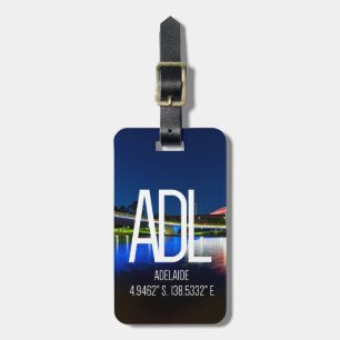 Étiquette À Bagage Étiquette de bagage d'ADL Adelaïde
