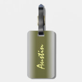 Étiquette À Bagage Étiquette de bagage d'amerrissage (Dos Vertical)