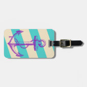 Étiquette À Bagage Étiquette de bagage d'Ancre (Devant horizontal)