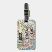 Étiquette À Bagage Étiquette de bagage d'Annie NYC (Devant Vertical)