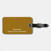 Étiquette À Bagage Étiquette de bagage d'arbre de baobab (Dos horizontal)