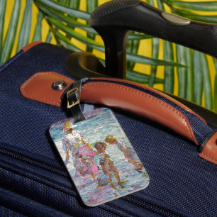 Étiquette À Bagage Étiquette de Bagage d'Art Fin – Rassemblant la Lum