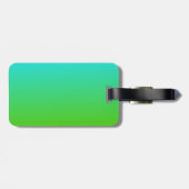 Étiquette À Bagage Étiquette de bagage d'avion (Dos horizontal)