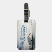 Étiquette À Bagage Étiquette de bagage de 6h19 d'Hébreux (Devant Vertical)