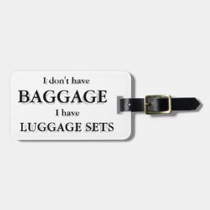 Étiquette À Bagage Étiquette de bagage de bagages personnalisable