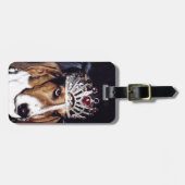 Étiquette À Bagage Étiquette de bagage de Basset Hound (Devant horizontal)