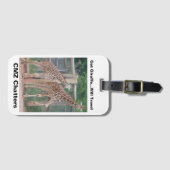 Étiquette À Bagage étiquette de bagage de bavardage CMZ (Devant Horizontal)