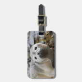 Étiquette À Bagage Étiquette de bagage de bébé phoque (Devant Vertical)