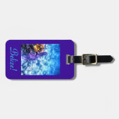 Étiquette À Bagage Étiquette de bagage de Belize (Devant horizontal)