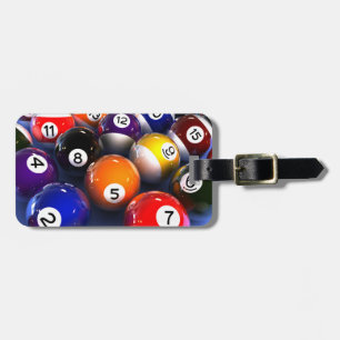 Étiquette À Bagage Étiquette de bagage de billards