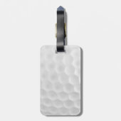 Étiquette À Bagage Étiquette de bagage de boule de golf (Dos Vertical)