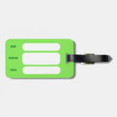 Étiquette À Bagage Étiquette de bagage de cactus (Dos horizontal)