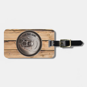 Étiquette À Bagage Étiquette de bagage de canette de bière de