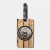 Étiquette À Bagage Étiquette de bagage de canette de bière de (Dos Vertical)