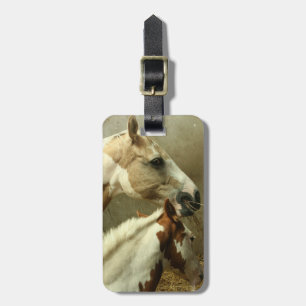 Étiquette À Bagage Étiquette de bagage de cheval d'événement gris