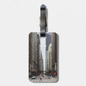 Étiquette À Bagage Étiquette de bagage de Chicago Madison Street (Dos Vertical)