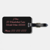 Étiquette À Bagage Étiquette de bagage de Ciao Bella (Dos horizontal)