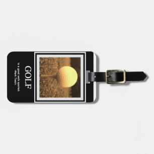 Étiquette À Bagage Étiquette de bagage de citation de golf