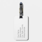 Étiquette À Bagage Étiquette de bagage de code d'aéroport de PDX (Dos Vertical)