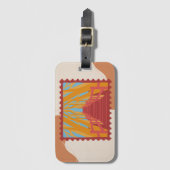 Étiquette À Bagage étiquette de bagage de conception de pont (Devant Vertical)