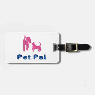 Étiquette À Bagage Étiquette de bagage de copain d'animal familier