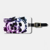 Étiquette À Bagage Étiquette de bagage de crâne de roche (Devant horizontal)