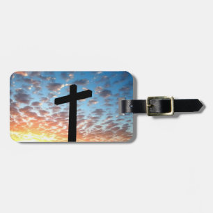 Étiquette À Bagage Étiquette de bagage de croix de calvaire