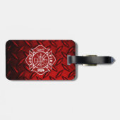 Étiquette À Bagage Étiquette de bagage de croix maltaise de (Dos horizontal)